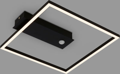 Briloner - nici - LED Deckenleuchte - Deckenleuchte mit Bewegungsmelder - Schwarz - LED - 12,5w