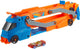 Hot Wheels Stadttransporter mit Rennstrecke – Launcher für 9 Autos