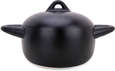 Maestro mr-4017-18 – Kochtopf mit Deckel 2,2 l (18 cm) – Aluminiumguss – Antihaftbeschichtung – Schwarz