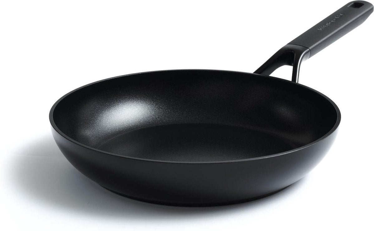 Kitchenaid klassische Bratpfanne aus geschmiedetem Aluminium ø20 cm – Schwarz – Induktion – Antihaftbeschichtung