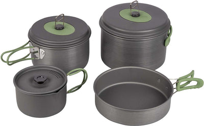 Bo-Camp - Pfannenset - Explorer XL - 4-teilig - hart eloxiert - Aluminium