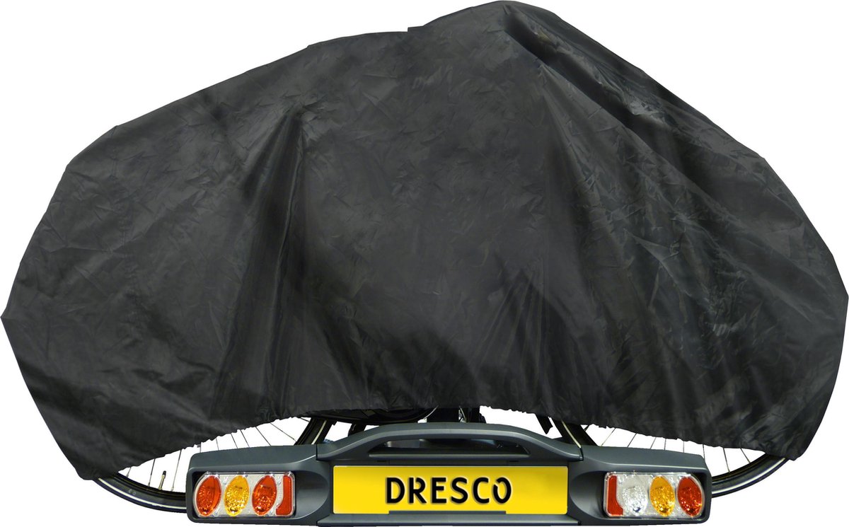DRESCO -Fahrradabdeckung für 1 Fahrrad elastisches Schwarz
