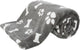 Trixie Dog Decke Kenny Fleece Knochenbeine grau