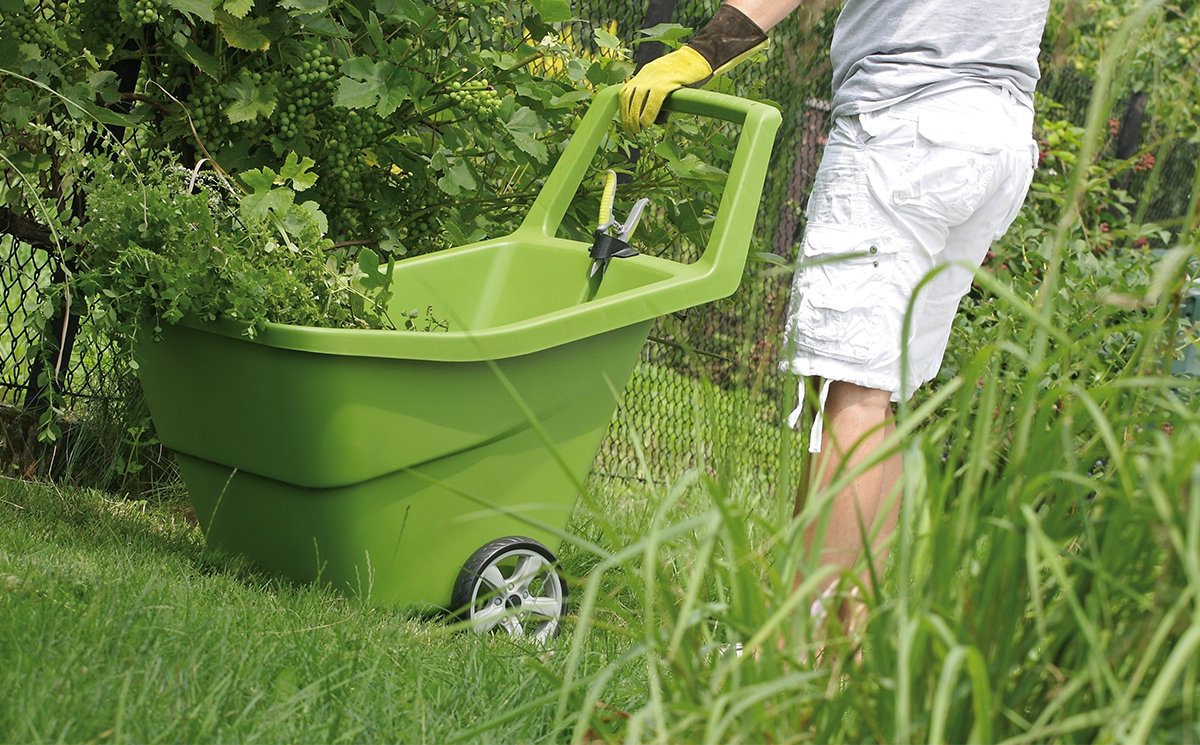 Prosperplast Schubkarre für den Garten, 95 Liter