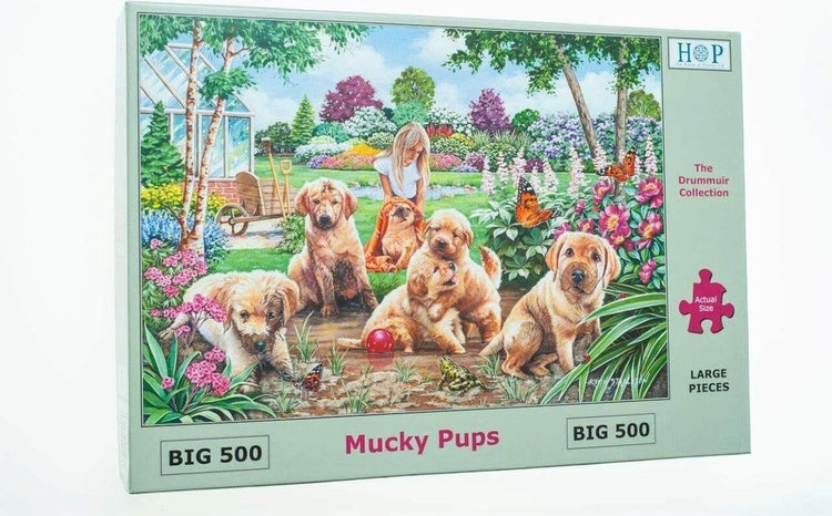 House of Puzzles Puzzle – 500 XL-Teile – Mucky Pups