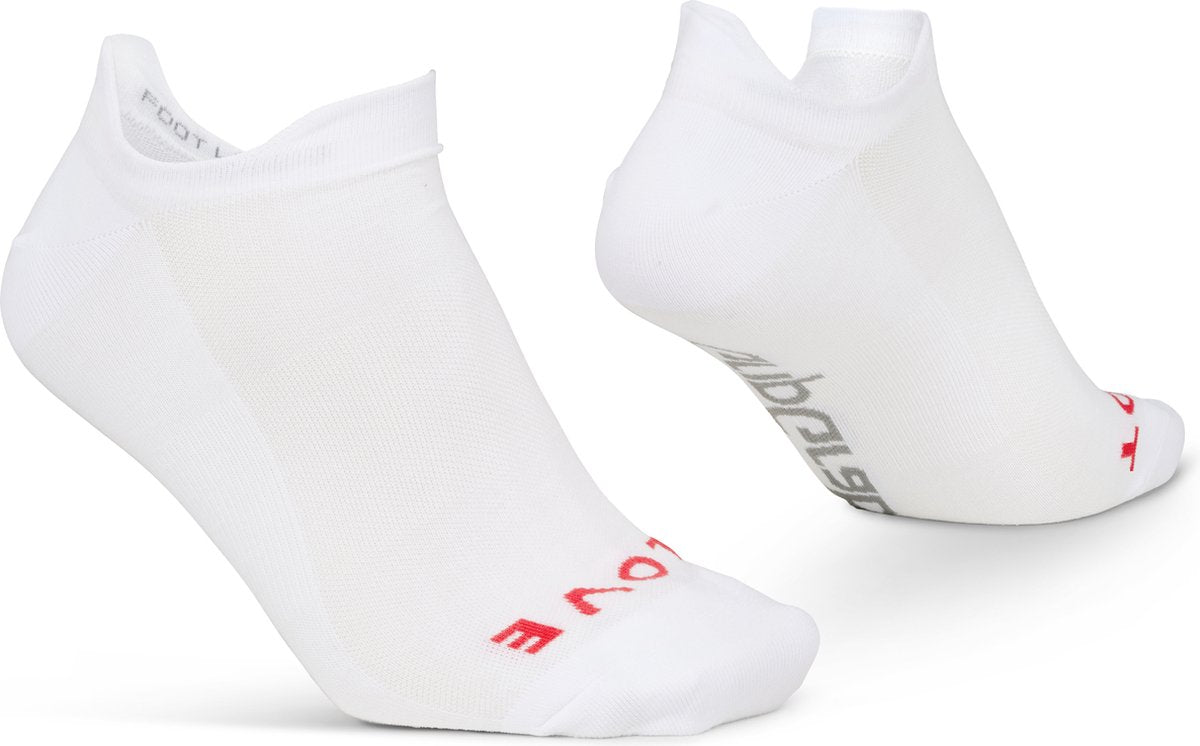 Gripgrab – klassische No-Show-Sommer-Radsocken, 1 Paar Knöchelsocken, Coolmax-Sportsocken – weiß – Unisex – Größe xs (35–38)