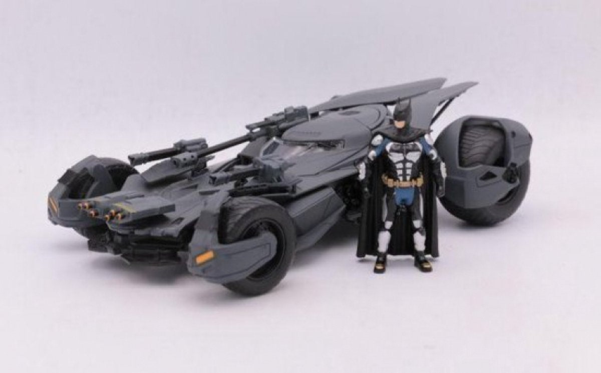 Jada Toys 1 24 Batmobile Justice League 2017 + Batman-Figur