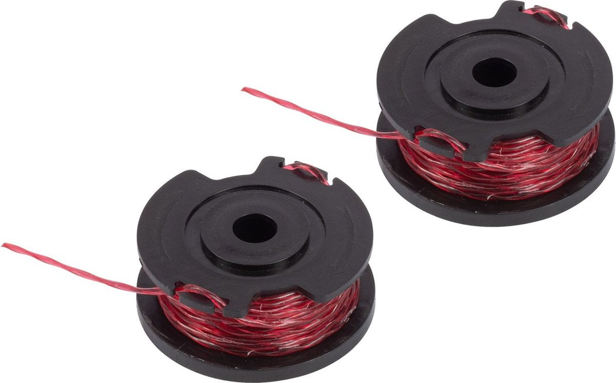 Powerplus powacg1222 Spule – 2 Stück – Spule für Rasentrimmer powdpg7541