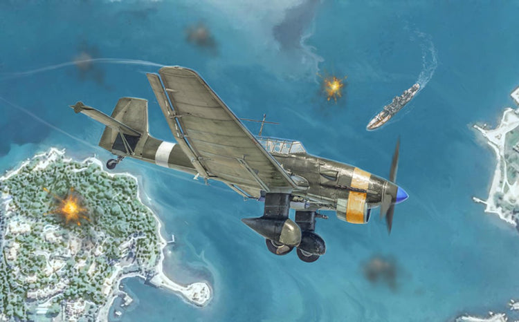 Italeri Modellbausatz Flugzeug – 2769 Junkers Ju 87 B-2 R-2 Stuka – Picchiatello – Kunststoff – 1:48 – Modellbau
