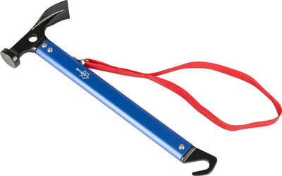 Bo-Camp - Hammer - Stahlaluminium - mit Heringszieher - 380 Gramm
