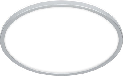 Briloner Pulap – LED-Badezimmerleuchte – Deckenleuchte mit indirekter Beleuchtung – neutralweißes Licht – ø29 x 4 cm – Chrom