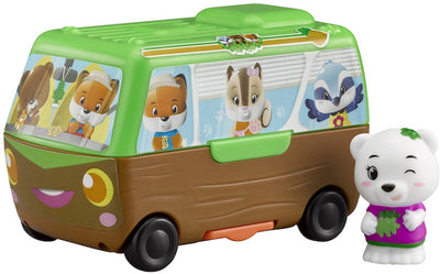 Klorofil Camper – Pocket Edition – kompaktes Spielset mit 1 Figur aus der Eisbärenfamilie