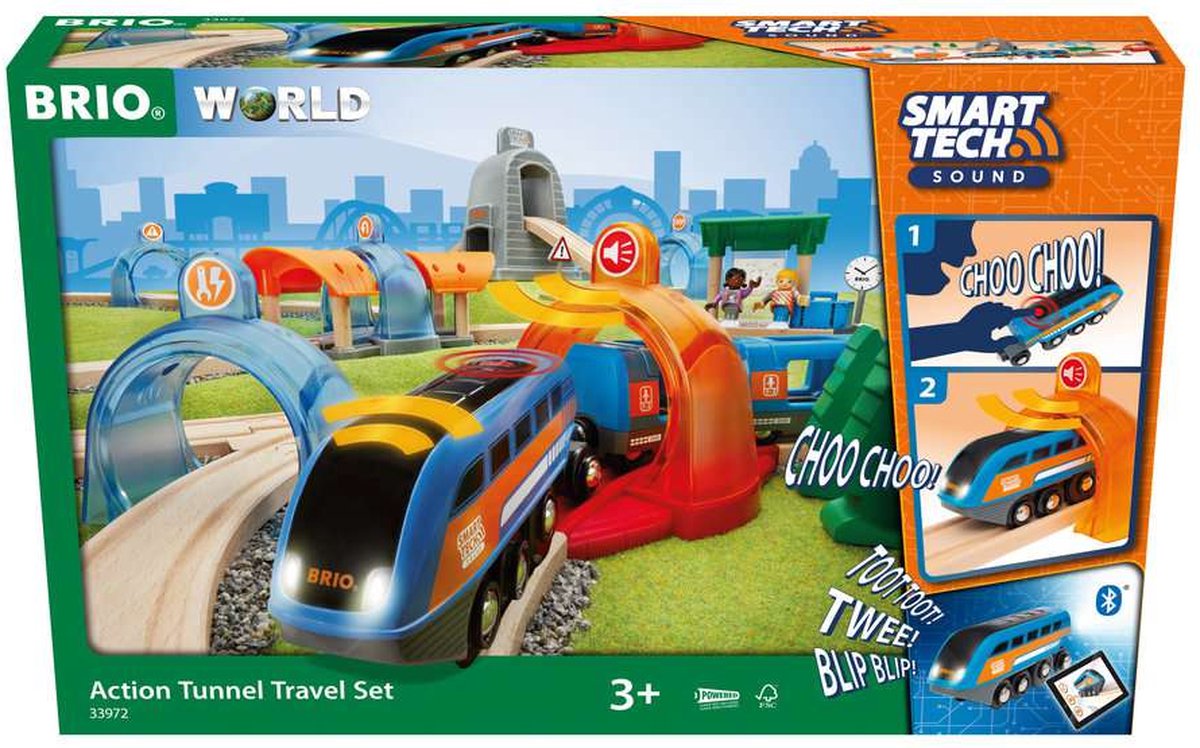Brio Smart Tech Sound-Action-Tunnel-Reiseset – 33972