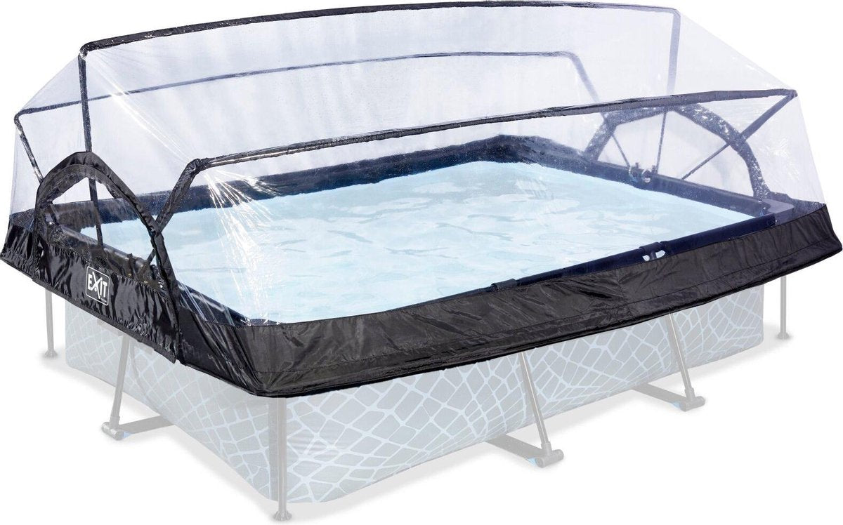 Exit Toys Exit-Poolüberdachung 220 x 150 cm – Pool-Überdachung – universell – Pool-Zubehör – wetterfest