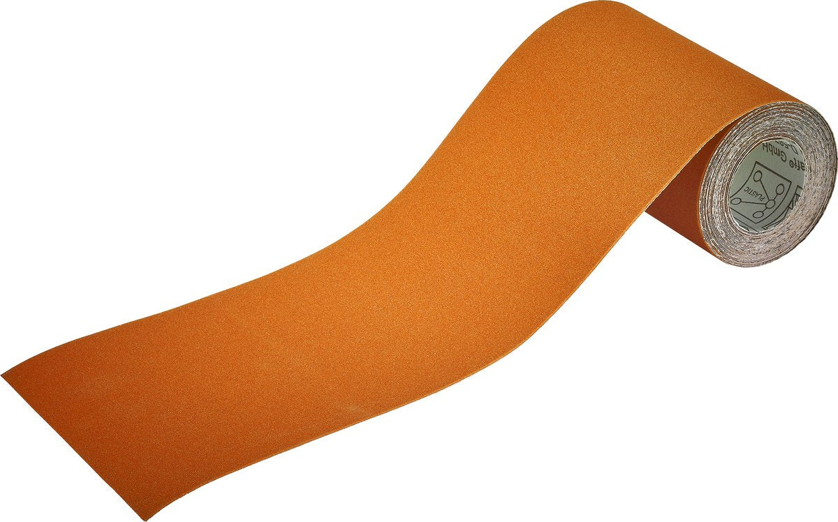 Wolfcraft – Schleifpapier Körnung 240 – Rolle für Holz Metall – 5 m × 93 mm – 3176000