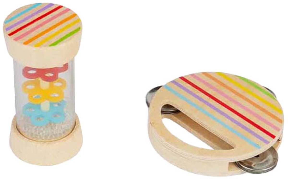 Bigjigs Holzschüttler und Rollenset, 2..