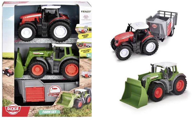 Dickie Farm-Set Traktoren, 2-teilig.