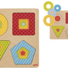 Goki Holzschicht Puzzle Geometrische Formen, 16st.