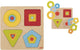 Goki Holzschicht Puzzle Geometrische Formen, 16st.