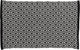 Differnz Wales Badematte, 100 % Baumwolle, Schwarz und Weiß, 50 x 80 cm
