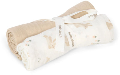 Kleines holländisches Pucktuch – weiß – Newborn Naturals – Babyhase
