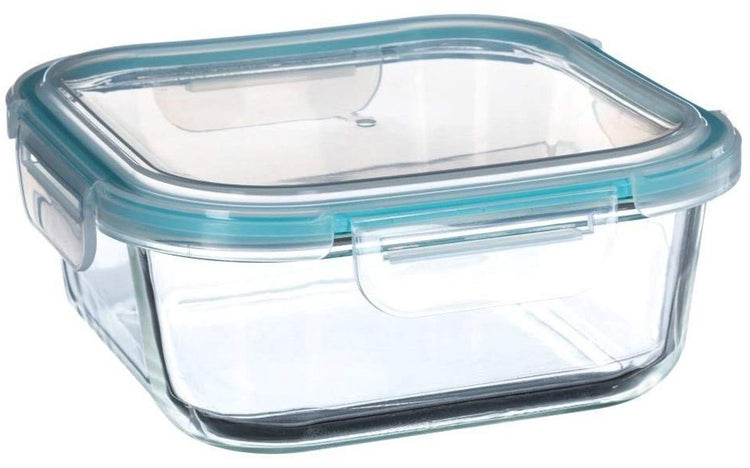5Five Simply Smart Lunchbox blau transparent Kristall 1 l 18,20 x 18,20 x 18,3 cm