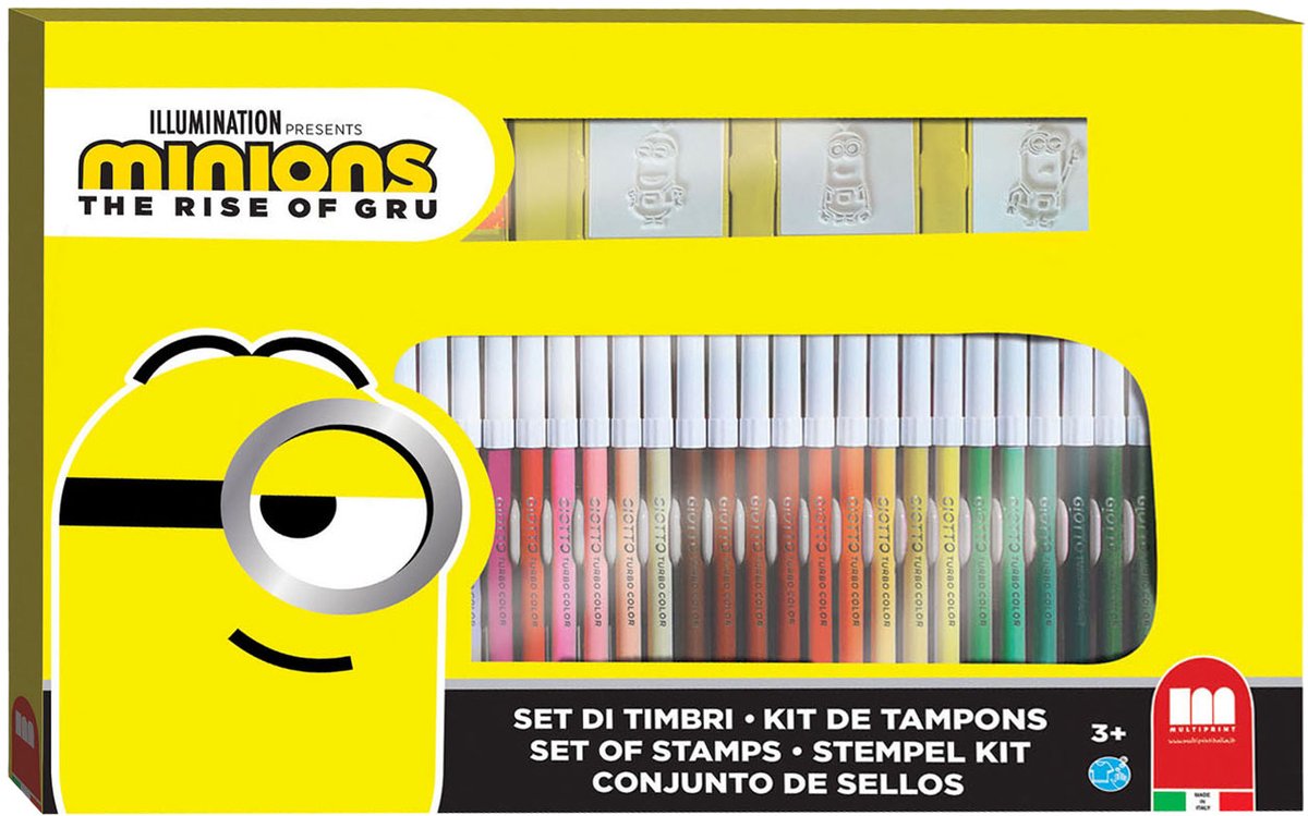Multiprint Minions Farbset mit Briefmarken, 41DLG.