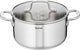 Tefal Cookware Tefal Virtuoso Topf + Glasdeckel 24 cm Silber