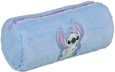 Stich aus Plüsch-Federmäppchen