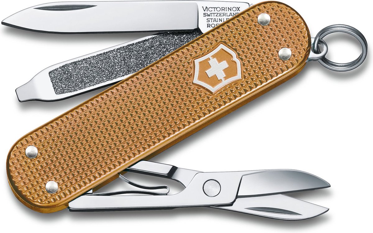Victorinox Classic Alox Colors Taschenmesser – Wet Sand – 5 Funktionen