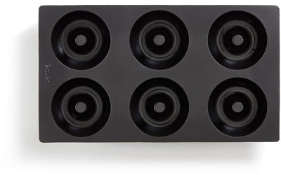 Lékué Backform 6 Donuts oder Bagels - Silikon - Schwarz