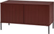 Woood neuer TV-Schrank mit Gravur – Kiefer – Burgunderrot – 56 x 100 x 44 cm