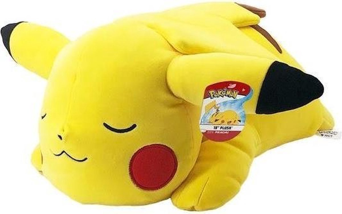 Pokémon-Plüsch – schlafendes Pikachu 45 cm