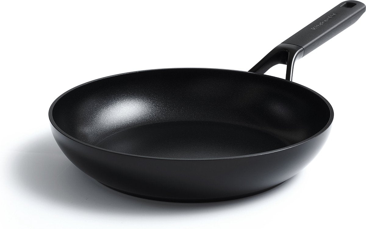 Kitchenaid Classic Bratpfannen-Set aus geschmiedetem Aluminium, 2-teilig – Schwarz – Induktion – Antihaftbeschichtung – Pfas-frei
