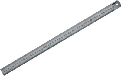 50-cm-Lineal aus Stahl von Maped Office mit eingravierten Graduierungen