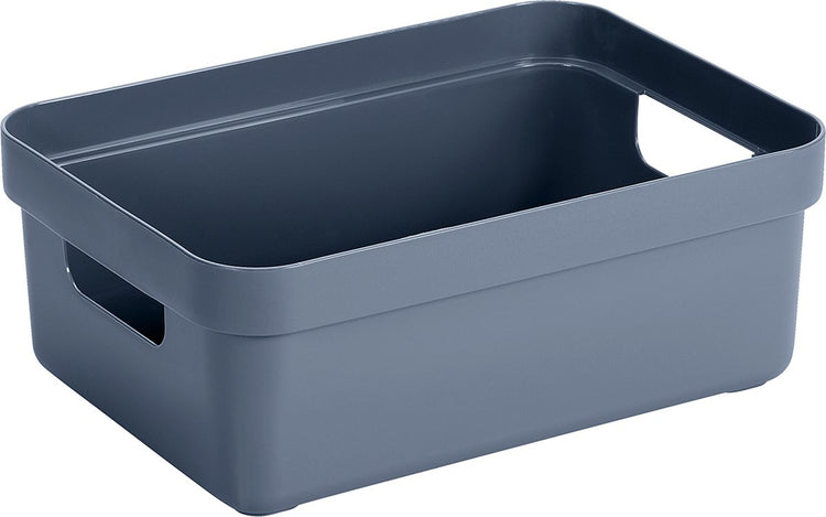 Sunware - Sigma Home Aufbewahrungsbox 9l dunkelblau - 35 x 24,6 x 12,2 cm