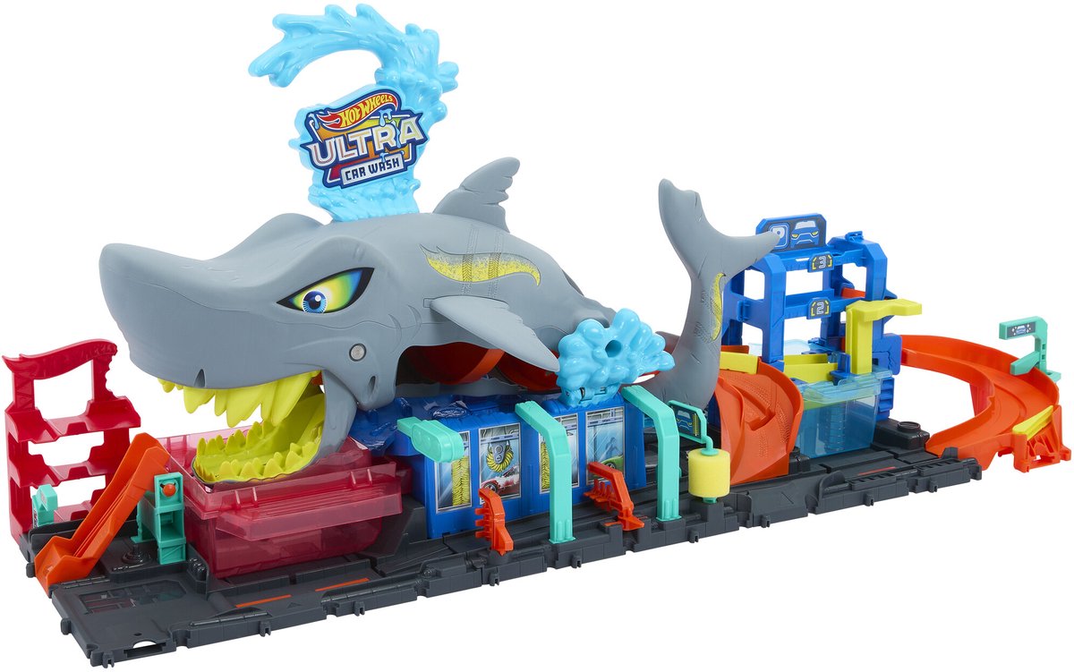 Hot Wheels City Ultra Shark Autowaschanlage