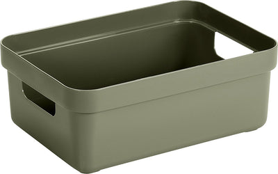 Sunware - Sigma Home Aufbewahrungsbox 9l dunkelgrün - 35 x 24,6 x 12,2 cm