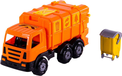 Cavallino Toys Cavallino XL Müllwagen Orange, 42 cm