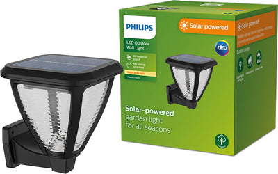 Philips LED Philips Vapora Solar-Wandleuchte – Schwarz