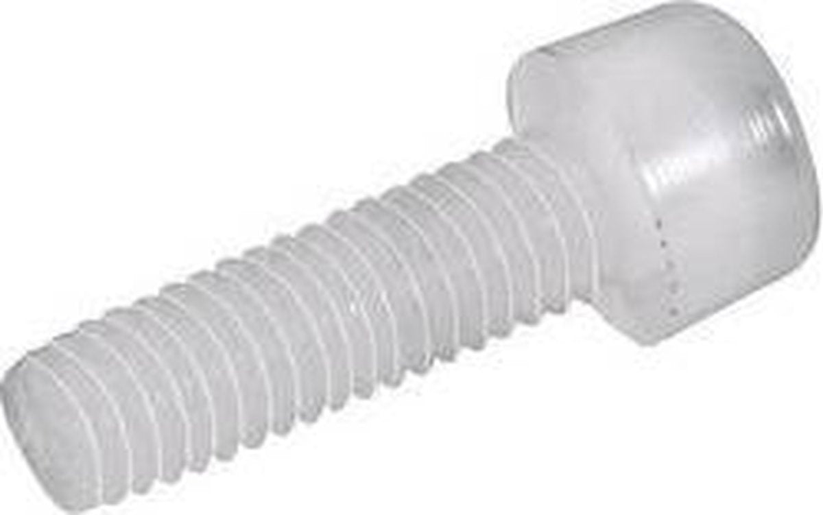 Toolcraft 830290 Zylinderschrauben M3 30 mm Innensechskant (Inbus) DIN 912 Kunststoff, Polyamid 10 Stück