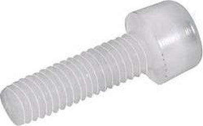 Toolcraft 830290 Zylinderschrauben M3 30 mm Innensechskant (Inbus) DIN 912 Kunststoff, Polyamid 10 Stück