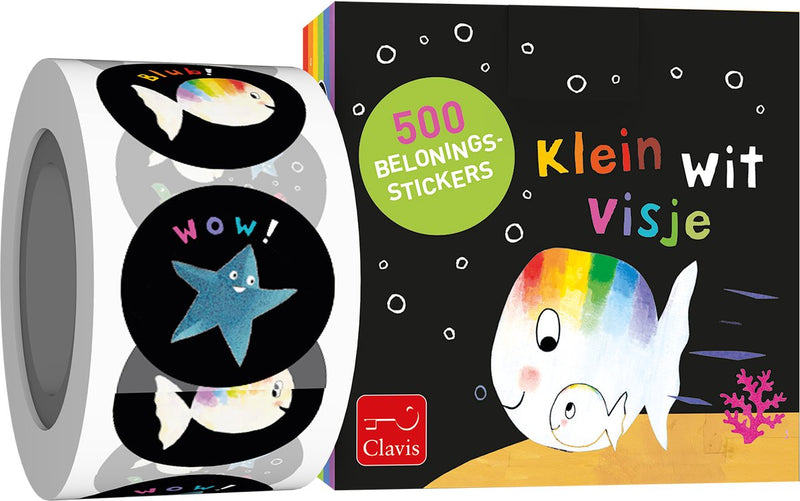 Clavis kleine Belohnungsaufkleber für weiße Fische. 3+