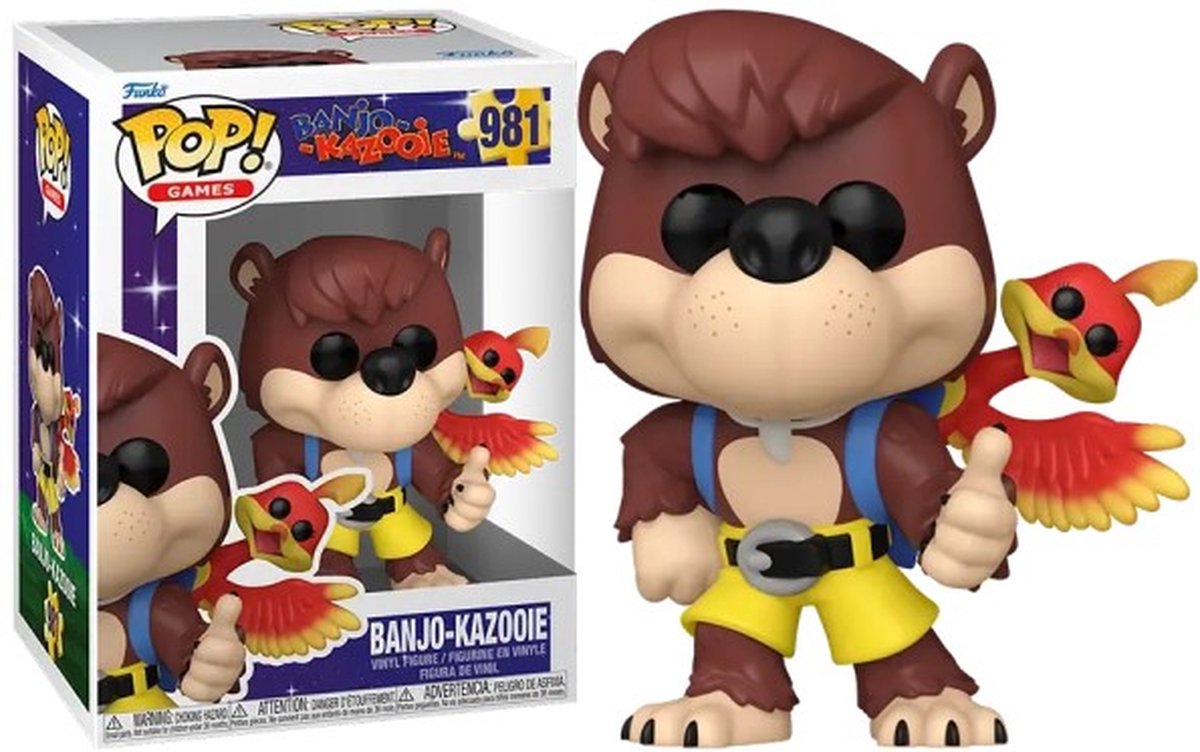 Funko Banjo Kazooie: Schraube Locker Banjo Kazooie Vinylfigur 981 Pop! mehrfarbig