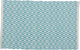 Differnz Brighton Badematte 100 % Baumwolle blau weiß 50 x 80 cm