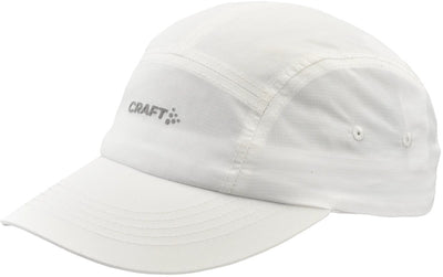 Craft Hypervent Run Cap Unisex-Kappe – Weiß