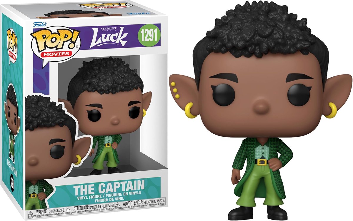 Funko Luck Sammelfigur Pop! Filme der Kapitän 9 cm mehrfarbig