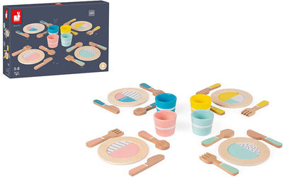 Janod – Holzgeschirr – Puppentee-Set