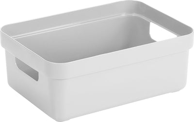 Sunware - Sigma Home Aufbewahrungsbox 9l weiß - 35 x 24,6 x 12,2 cm