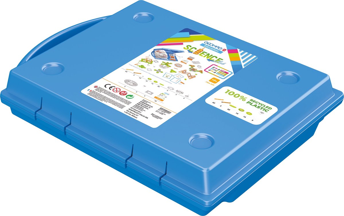 Geomag Education Science Lab Recycling Small – Stem Magnetic Building Set – 246-teilig – ab 10 Jahren